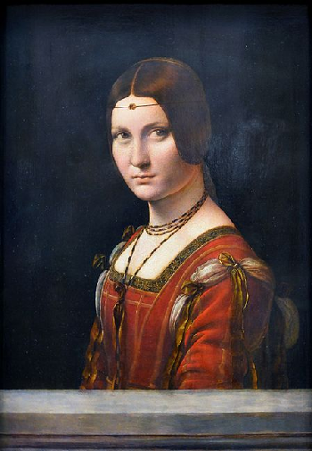 La belle ferronni�re by Leonardo da Vinci 1490s Milan?